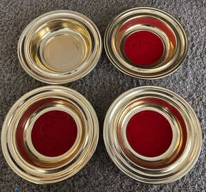 (Lot Of 4) Artistic Churchware Offering Collection Plate Red Velvet RW212B - Picture 1 of 5