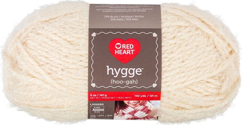 3 Pack - Red Heart Hygge Yarn 5oz-Pearl - E869-8406 - image 1 of 1