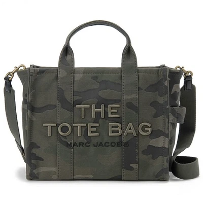 MARC JACOBS The Camo Jacquard Tote Bag Medium 2S4HTT002H03 304 Camo Multi - Image 1 of 4