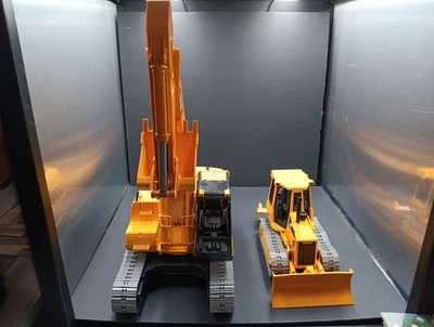 Excavadora Bruder Caterpillar 2004 y bulldozer juguete combo ¡Envío gratuito! T1982 Foto 1 de 4