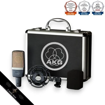 AKG C214 Condenser Microphone Professional Studio Recording 20dB XLR C 214 Japan - Image 1 of 4