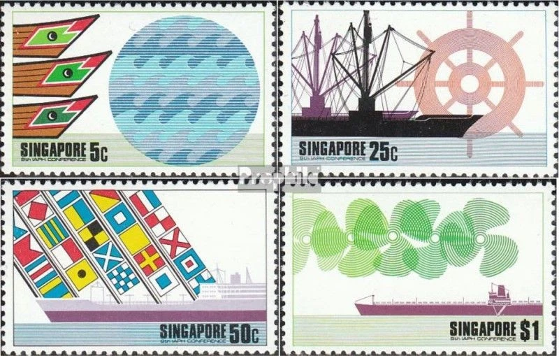 singapour 228-231 neuf 1975 port - Photo 1/1