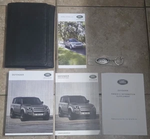 6pc Set Genuine OEM 2024 Land Rover Defender Owners Manual w/ Supplements & Case - Picture 1 of 10