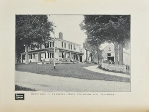Antigua impresión artística Hillsboro New Hampshire 1902 Boston & Maine Rail Road - Imagen 1 de 8