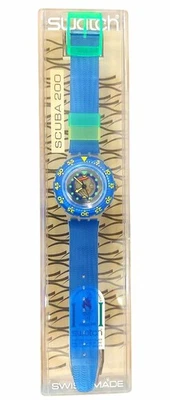 Vintage Swatch watch ANGUILLA SDK120 Rare 95 Scuba 200 Divers Swiss Made Quartz  - Image 1 of 4