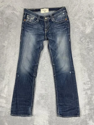 Big Star Jeans Womens 27 Miki Bootcut Distressed Stretch Denim Low Rise - Image 1 of 4
