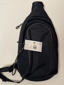 Nike 22SS Sportswear Essentials Sling Bag Unisex Sport Pack Black DJ9796-010 NWT - Picture 1 of 3