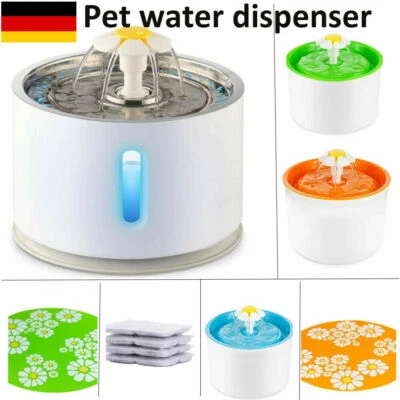 1.8L/2.4L Katzen Hunde Trinkbrunnen Haustier Automatisch Wasserspender / Filters