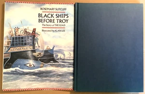 VG 1993 HC DJ First Edition Black Ships Troy R Sutcliff A Lee Lord Rings Artist - Picture 1 of 10