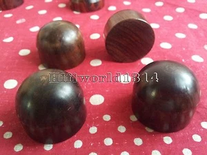 3x HiFi 30*25mm Speaker Stand Spike Base Amp Isolation Feet Rosewood  - Picture 1 of 4