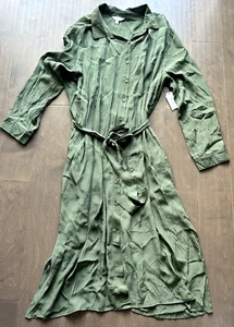 Time and Tru Hemdblusenkleid Langarm Knopfleiste vorne Viskose Damen XXL 20 - Bild 1 von 8