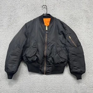 Vintage US Air Force Reversible Flyers Flight Jacket Mens S Bomber Military MA-1 - Picture 1 of 16