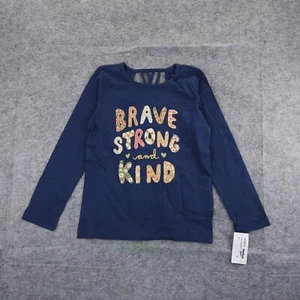 Carter's Kid "Brave Strong And Kind","Girls Rule The World" Jersey Tee Pink,Navy - Picture 1 of 5