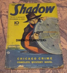 DER SCHATTEN 15. NOVEMBER 1938 "CHICAGO CRIME" MAXWELL GRANT PULP SIEHE VIDEO - Bild 1 von 1