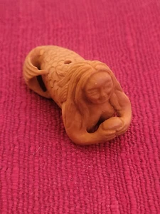 Ojime Netsuke Mermaid with Pearl Jack Sparrow Talisman POTC - Picture 1 of 5