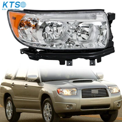 For 2006-2008 Subaru Forester Headlight Halogen Headlamp With Bulb Right Side Foto 1 de 4