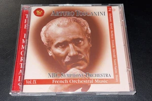 ARTURO TOSCANINI Immortal Vol. IX – French Orchestral 2-CD *GREAT w/hole+crack* - Picture 1 of 10