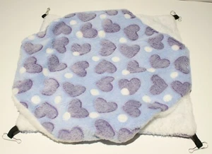 Small Animal Cage Hammock Hanging Plush Lined Double Layer Ferret Sugar Glider - Picture 1 of 6