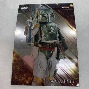 2018 Topps Finest Star Wars Refractor Boba Fett #14 - Bild 1 von 2