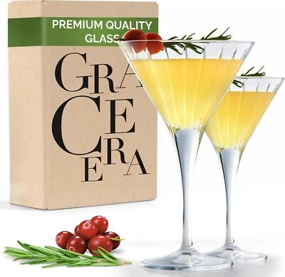 Juego de vasos Martini Juego de vasos de cóctel Juego de vasos de alta gama Foto 1 de 4