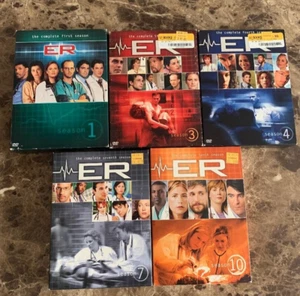 ER Complete Seasons 1, 3, 4, 7 and 10 DVD Sets Used - Picture 1 of 1