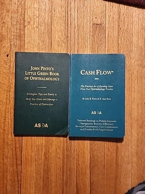 John Pinto's Little Green Book of Ophthalmology 1st Ed 1997 and Cash Flow - Image 1 of 4