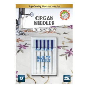 Organ Blue Tip Needle a5 st. 075 Blister - Bild 1 von 1