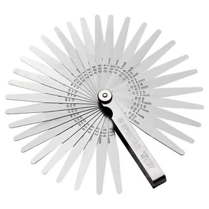 Feeler Calibri 0.001-0.04" 0.03-1.00mm 32 Lame Set di Manometri Conici Stai... - Foto 1 di 6