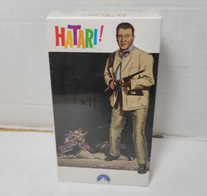 Hatari VHS Double 2 Video Tape Set John Wayne  New Factory Sealed 1961 Film - Foto 1 di 5