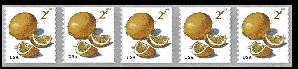 #5256 2018  2c Meyer Lemons PNC5  Pl# B11111 - MNH - Image 1 of 1