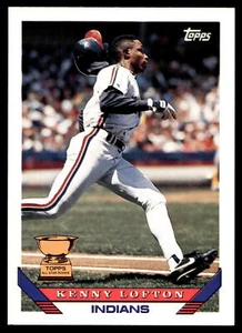 Tarjetas Topps 331 Kenny Lofton Cleveland Indians 1993 | Arpin como nuevas - Imagen 1 de 2