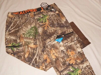 Mens Realtree Edge Pants Size 2xl 3xl Big Camo Water Rain Factor Cargo Hunting - Image 1 of 4