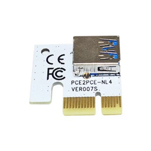 PCIE 1X bis 16X Extender-Karte PCI Express-Adapter für PCIe Riser Mining BTC Min - Photo 1/6