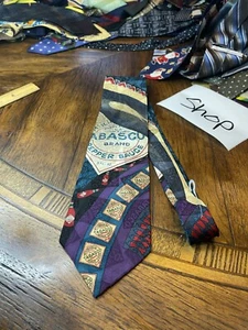 TABASCO SALSA PICANTE VESTIDO TRAJE DISEÑADOR CORBATA CORBATA ENVÍO GRATUITO - Imagen 1 de 5