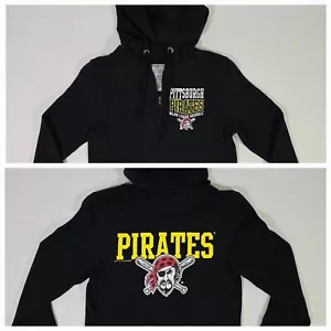 MLB Soft As A Grape PITTSBURGH PIRATES Full Zip Hoodie Sweatshirt Women S NWOT - Picture 1 of 8