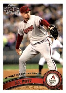 2011 Topps DIAMOND ANNIVERSARY LIMITED EDITION #601 J.J. Putz DIAMONDBACKS