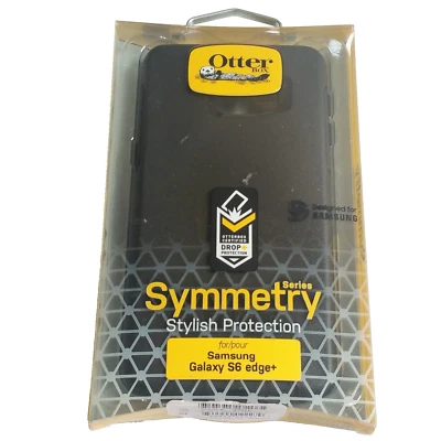 Funda Otterbox Simetría Samsung Galaxy S6 Edge+ Plus Negra Nueva OEM Foto 1 de 4