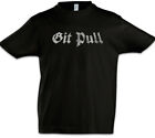 Git Pull Kinder Jungen T-Shirt Informatik Informatiker Html Css Web Designer Fun