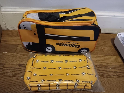 Pittsburgh Penguins Zamboni Lunch Tote & Travel Kit 2023 Penguins Charity Bag Cover