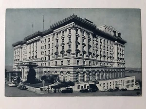 The Fairmont Hotel Atop Nob Hill San Francisco California 1950’s Postcard - Picture 1 of 2