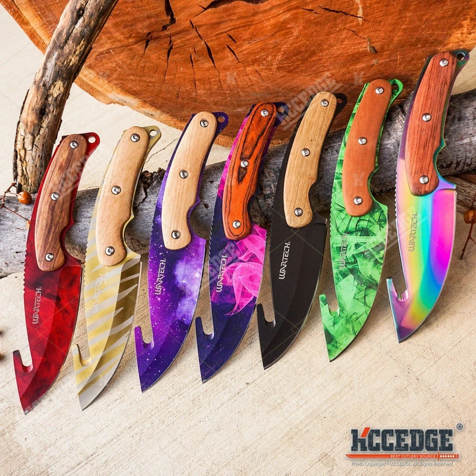 CUCHILLO HOJA FIJA 9.5" CSGO GUTHOOK COUNTER-STRIKE Ultimate Survival Hunting Foto 1 de 4