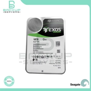 ST18000NM000J Seagate Exos X18 18TB 6Gbps 7.2K 3.5" 512e 256MB SATA Hard Drive - Afbeelding 1 van 3