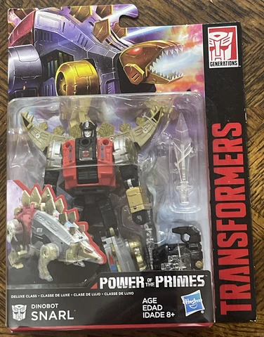Transformers Power of the Primes POTP Deluxe Class Dinobot Snarl 2017 MOSC New Cover