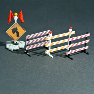 Diorama 1/64 Road Work Construction Warning Sign Model Parking Scene Props Model - Picture 1 of 20