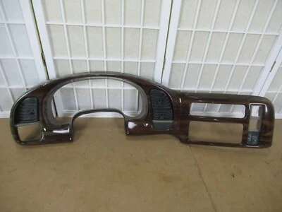 96-05 Chevy Astro GMC Safari Van OEM WOODGRAIN Cluster Bezel Dash Bezel Radio Foto 1 de 4