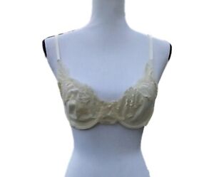 Vintage NWT 2000 Calvin Klein Perfectly Fit Underwire Bra 36B Lace Off White