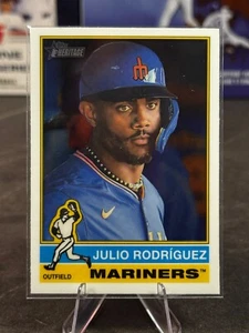 2025 Topps Heritage - Julio Rodriguez Chrome #369 - Picture 1 of 2
