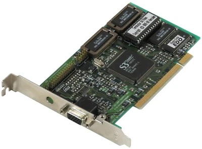 GRAFIKKARTE HERCULES S3 TRIO64V+ 2MB TERMINATOR 64/VIDEO PCI 64-bit - Image 1 of 2