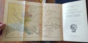RARE Antique Book Indian Tribes Lower Mississippi Valley w/ Map & Photo 1911 - Picture 1 of 12