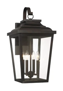 Minka Lavery Irvington Manor 4 Light Outdoor Wall Mount, Chelesa Bronze - Picture 1 of 5